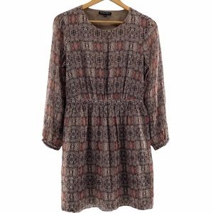 Madewell Broadway & Broome 100% Silk Melody Dress in Swirl Print Dress | Size 4